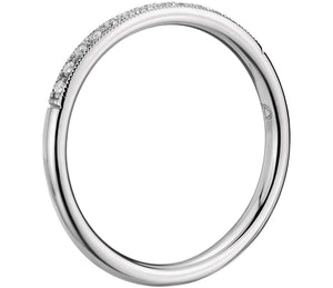 Milgrain Diamond Ring 14k White Gold (ctw. 0.07)