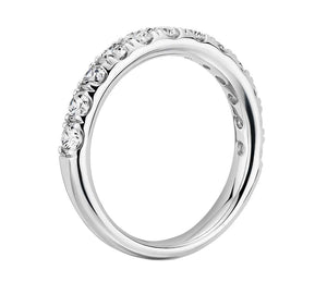 Pavé Diamond Ring 14k White Gold