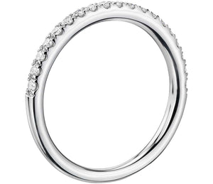 Pavé Diamond Ring 14k White Gold