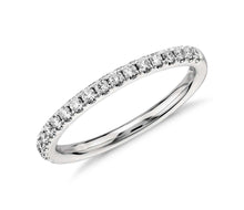 Load image into Gallery viewer, Pavé Diamond Ring 14k White Gold
