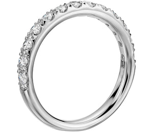 Pavé Diamond Ring 14k White Gold