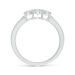 Three Stone Diamond Engagement Ring