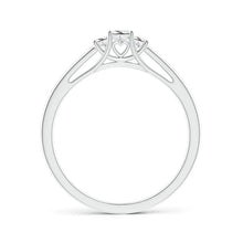 Load image into Gallery viewer, 3-Stone Princess Cut Diamond Engagement Ring
