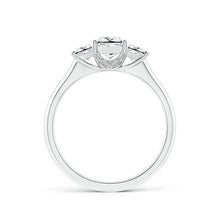 Load image into Gallery viewer, 3-Stone Princess Cut Diamond Engagement Ring

