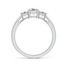 Load image into Gallery viewer, 3-Stone Princess Cut Diamond Engagement Ring
