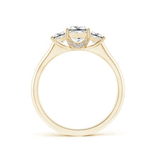 Load image into Gallery viewer, 3-Stone Princess Cut Diamond Engagement Ring
