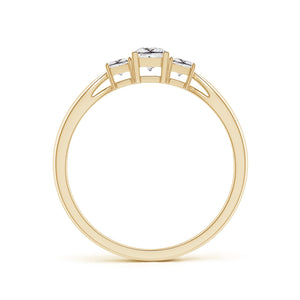 3-Stone Princess Cut Diamond Engagement Ring