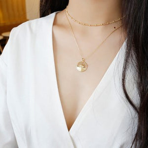 Sterling 925 Silver ROLLO Yellow NECKLACE