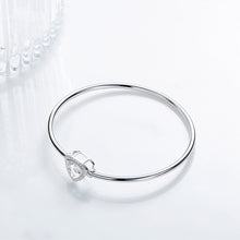 Load image into Gallery viewer, 925 Silver Triangle Bangle Pave with AAA-Zircon Made with &quot;Crossfor Component&quot;-Dancing Stones
