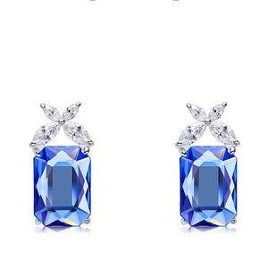 925 Sterling Silver Jewelry Set for Women Made with Crystals from Swarovski(R)