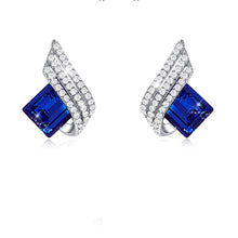 Load image into Gallery viewer, 925 Sterling Silver Jewelry Set for Women Made with Crystals from Swarovski(R)
