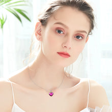 Load image into Gallery viewer, 925 Sterling Silver Heart Pendant Made with Crystal From Swarovski(R)

