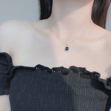 Load image into Gallery viewer, 925 Sterling Silver Pendant Made with Sapphire Crystals from Swarovski(R)

