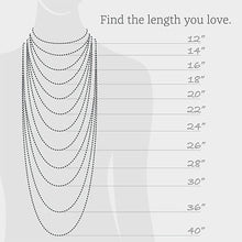 Load image into Gallery viewer, 10K White Gold 1.0mm Rolo Chain
