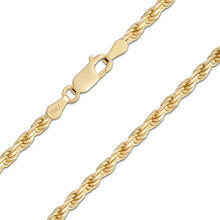 Load image into Gallery viewer, Sterling Silver 2 mm Rope Chain
