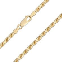 Load image into Gallery viewer, Sterling Silver 3mm Rope Chain
