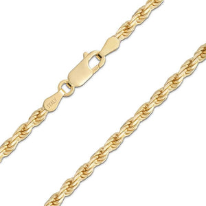Sterling Silver 3mm Rope Chain