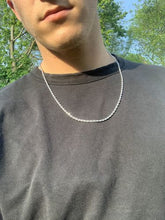 Load image into Gallery viewer, Sterling Silver 3mm Rope Chain
